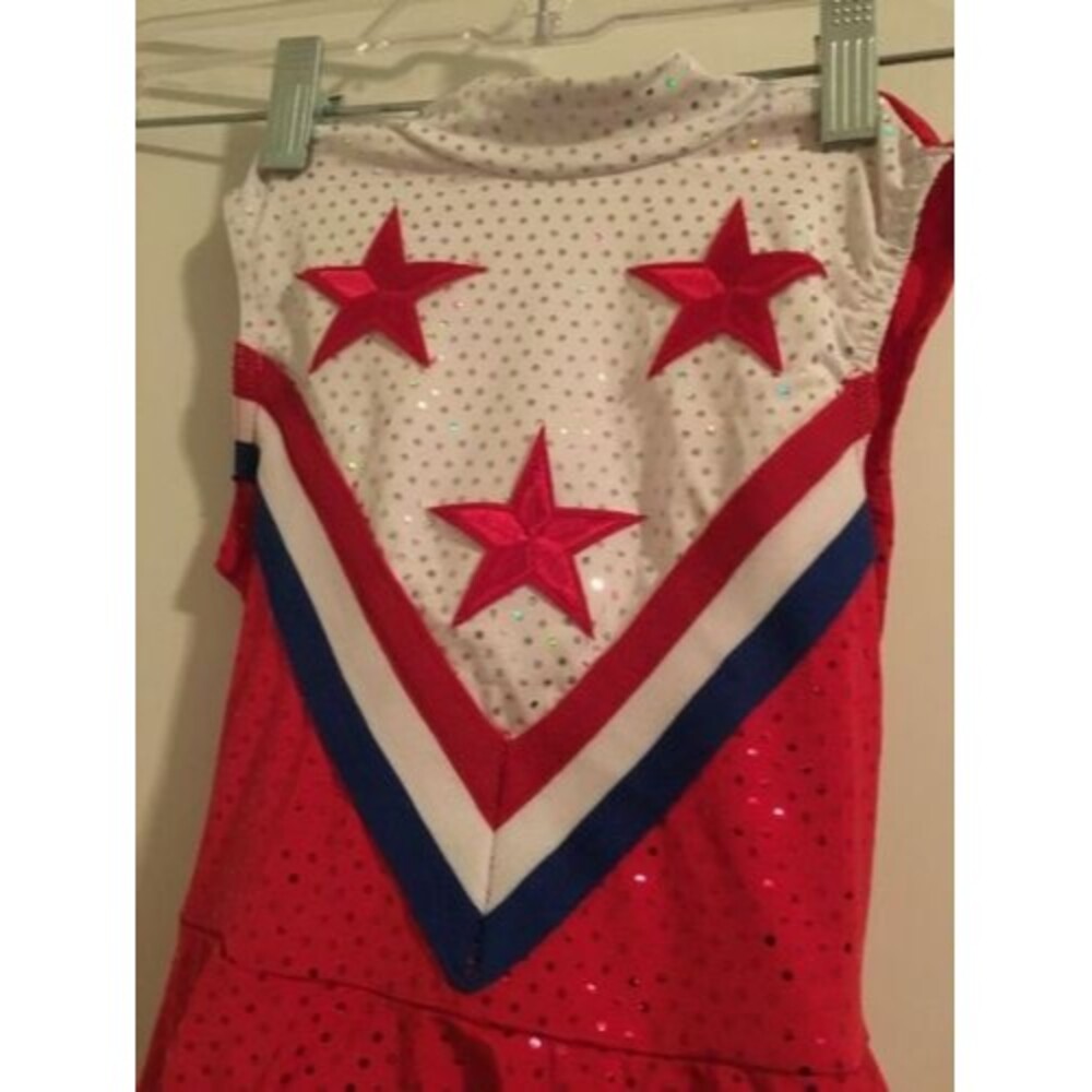 Costume Gallery Girls Cosplay Cheer Dress Costume 1pc Size Medium Multicolor - Picture 2 of 7